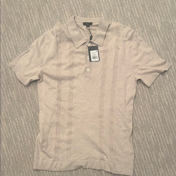 NWT Rails short sleeve polo - medium - silversand